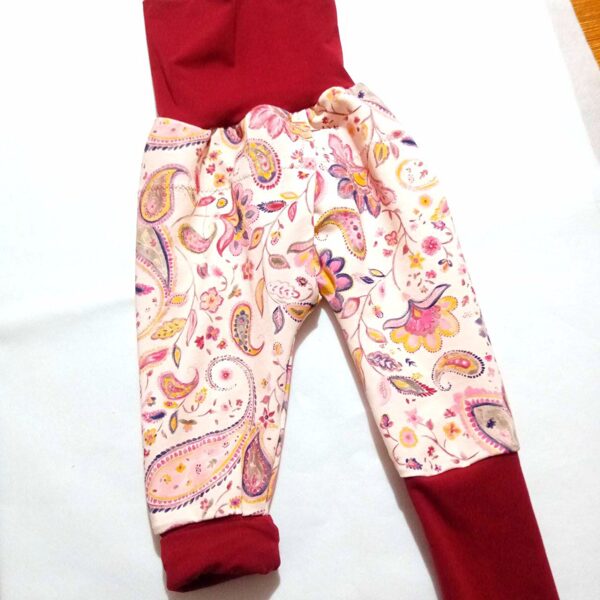 Pantalons Indianes burdeus